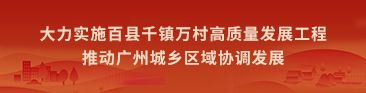 大力实施百县千镇万村高质量发展工程   推动广州城乡区域协调发展