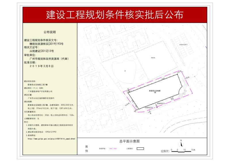 穗规划资源核实[2019]193号 广州喜胜房地产开发有限公司会所规划核实批后公布_converted_to_尺寸_800xx